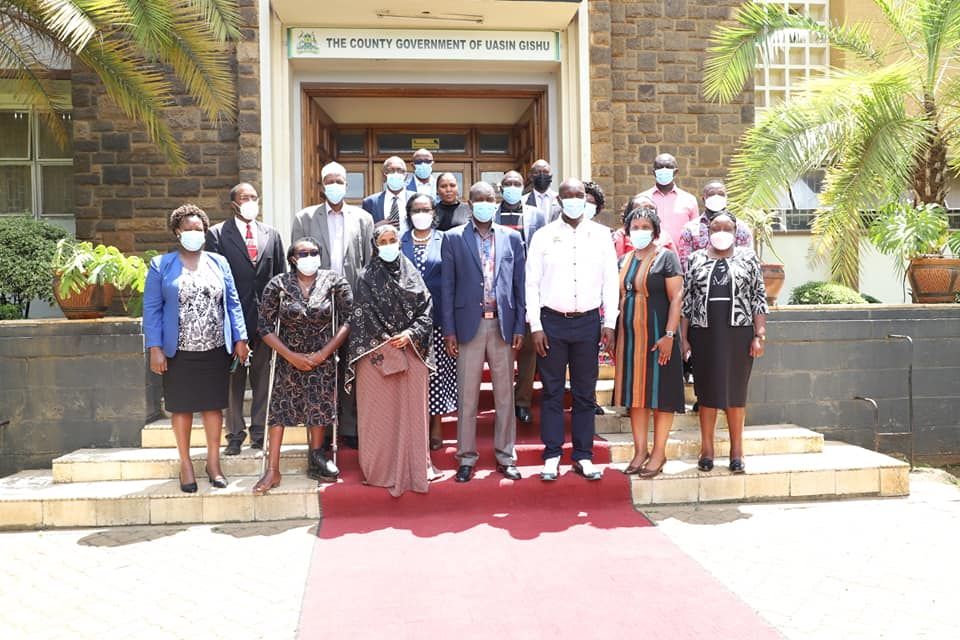 Courtesy call at the County Government of Uasin Gishu