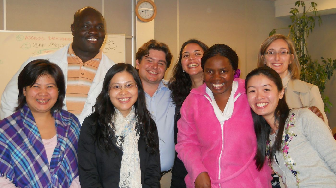 International leadership training session